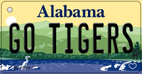 Go Tigers Novelty Metal Key Chain KC-12619