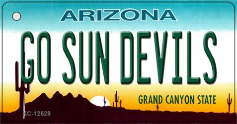 Go Sun Devils Novelty Metal Key Chain KC-12628