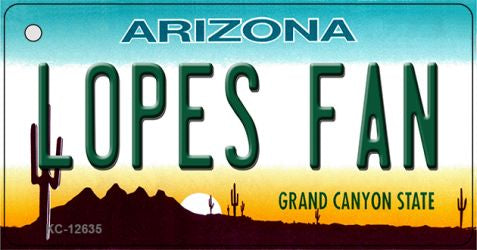 Lopes Fan Novelty Metal Key Chain KC-12635