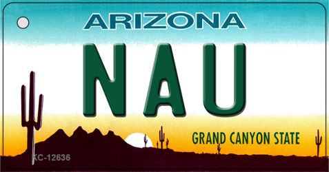 Northern Arizona Univ Novelty Metal Key Chain KC-12636