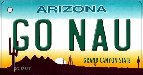 Go Northern Arizona Univ Novelty Metal Key Chain KC-12637