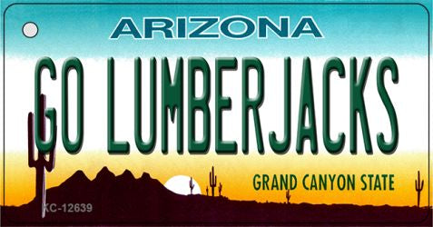 Go Lumberjacks Novelty Metal Key Chain KC-12639