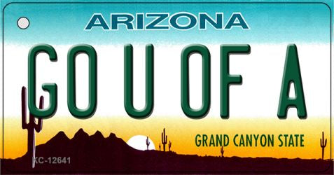 Go Univ of Arizona Novelty Metal Key Chain KC-12641