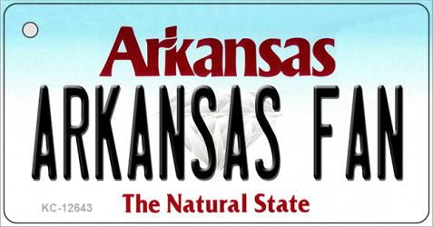 Arkansas Fan Novelty Metal Key Chain KC-12643