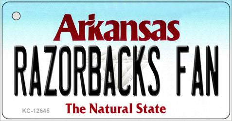 Razorbacks Fan Novelty Metal Key Chain KC-12645