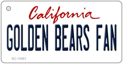 Golden Bears Fan Novelty Metal Key Chain KC-12651