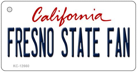 Fresno State Fan Novelty Metal Key Chain KC-12660