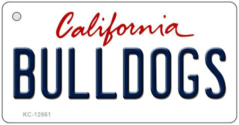 Bulldogs Novelty Metal Key Chain KC-12661