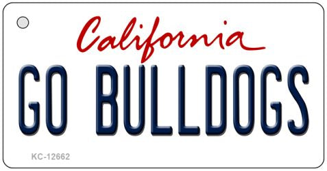 Go Bulldogs Novelty Metal Key Chain KC-12662