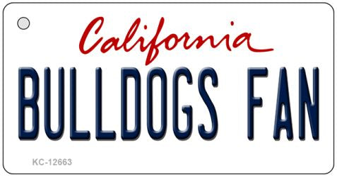 Bulldogs Fan Novelty Metal Key Chain KC-12663