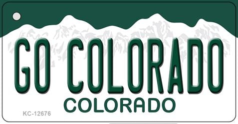Go Colorado Novelty Metal Key Chain KC-12676