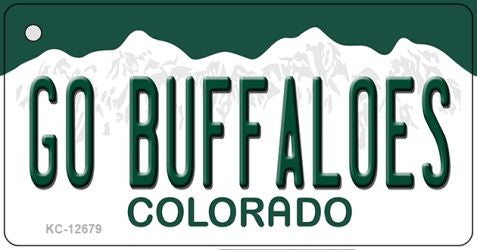 Go Buffaloes Novelty Metal Key Chain KC-12679