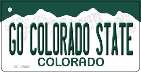 Go Colorado State Novelty Metal Key Chain KC-12682