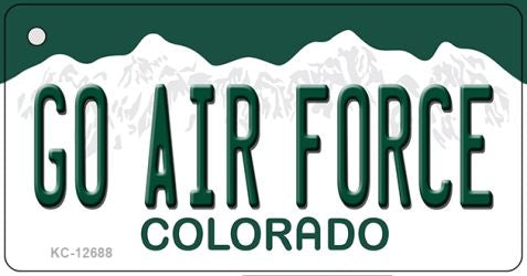 Go Air Force Novelty Metal Key Chain KC-12688