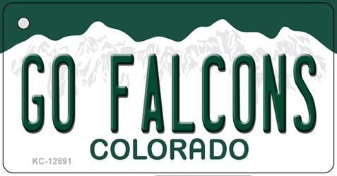 Go Falcons Novelty Metal Key Chain KC-12691