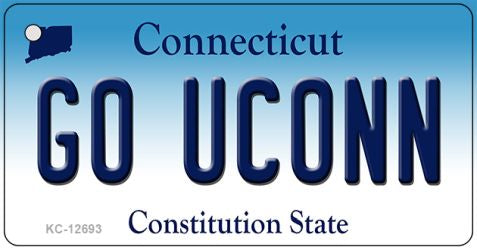 Go UConn Novelty Metal Key Chain KC-12693