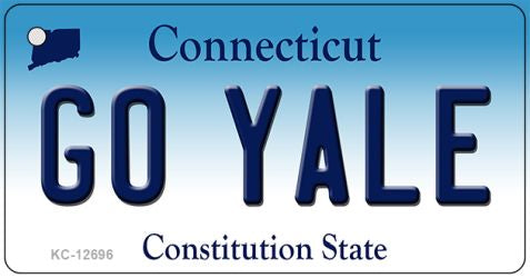 Go Yale Novelty Metal Key Chain KC-12696