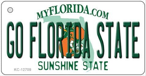 Go Florida State Novelty Metal Key Chain KC-12709