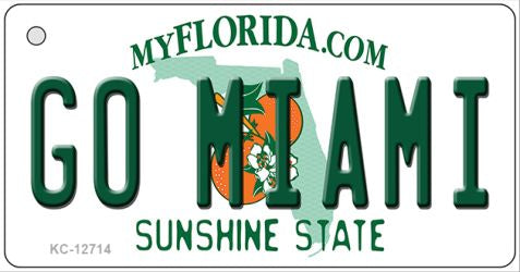 Go Miami Novelty Metal Key Chain KC-12714