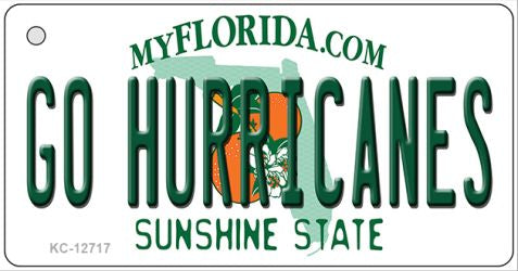 Go Hurricanes Novelty Metal Key Chain KC-12717