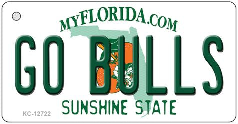 Go Bulls Novelty Metal Key Chain KC-12722