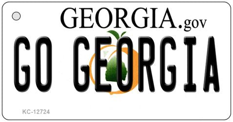 Go Georgia Novelty Metal Key Chain KC-12724