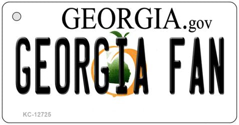 Georgia Fan Novelty Metal Key Chain KC-12725