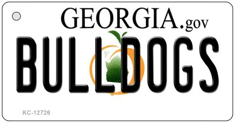 Bulldogs Novelty Metal Key Chain KC-12726