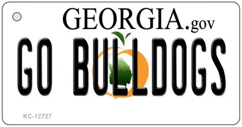 Go Bulldogs Novelty Metal Key Chain KC-12727