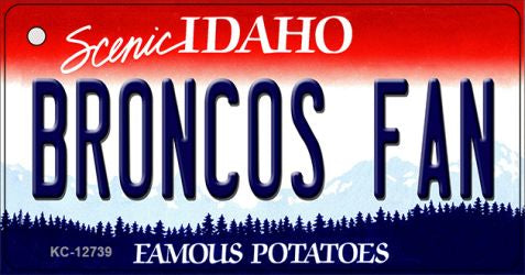 Broncos Fan Novelty Metal Key Chain KC-12739