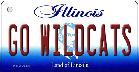 Go Wildcats Novelty Metal Key Chain KC-12749