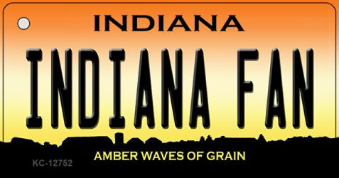 Indiana Fan Novelty Metal Key Chain KC-12752