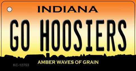 Go Hoosiers Novelty Metal Key Chain KC-12753