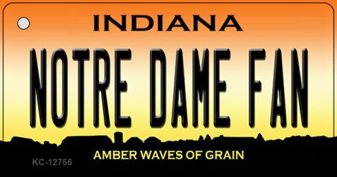 Notre Dame Fan Novelty Metal Key Chain KC-12756