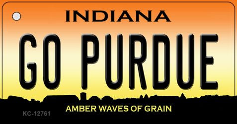 Go Purdue Novelty Metal Key Chain KC-12761