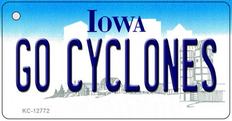 Go Cyclones Novelty Metal Key Chain KC-12772