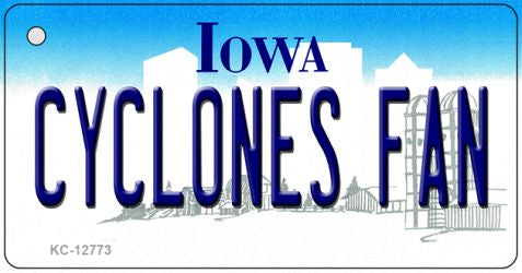 Cyclones Fan Novelty Metal Key Chain KC-12773
