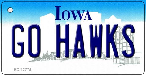Go Hawks Novelty Metal Key Chain KC-12774
