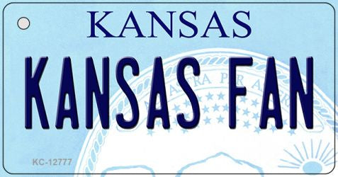 Kansas Fan Novelty Metal Key Chain KC-12777