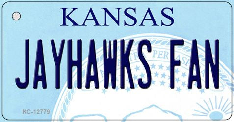 Jayhawks Fan Novelty Metal Key Chain KC-12779
