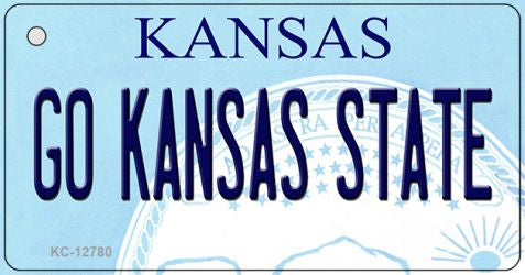 Go Kansas State Novelty Metal Key Chain KC-12780