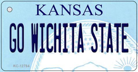 Go Wichita State Novelty Metal Key Chain KC-12784