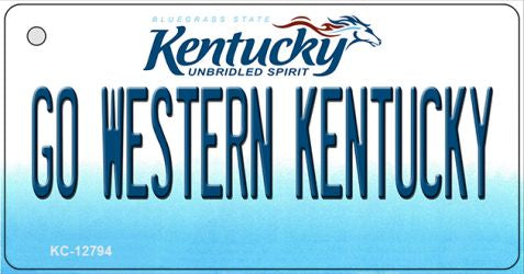 Go Western Kentucky Novelty Metal Key Chain KC-12794