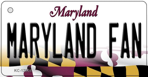 Maryland Fan Novelty Metal Key Chain KC-12804