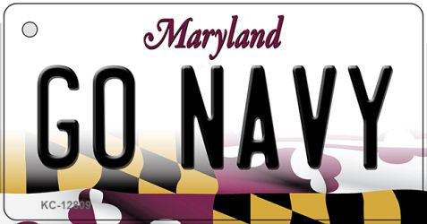 Go Navy Novelty Metal Key Chain KC-12809