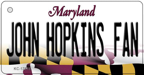 John Hopkins Fan Novelty Metal Key Chain KC-12816