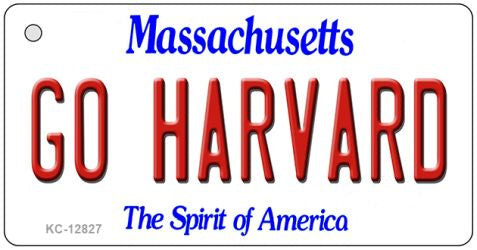 Go Harvard Novelty Metal Key Chain KC-12827