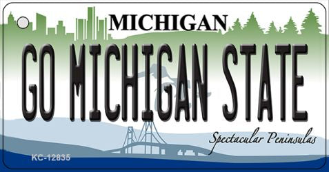 Go Michigan Statte Novelty Metal Key Chain KC-12835