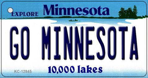 Go Minnesota Novelty Metal Key Chain KC-12845