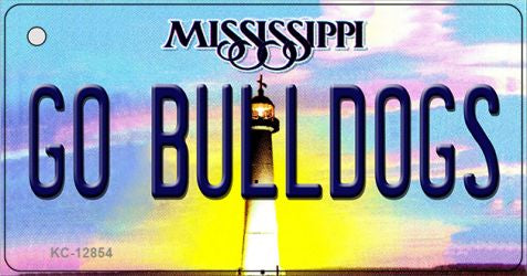 Go Bulldogs Novelty Metal Key Chain KC-12854